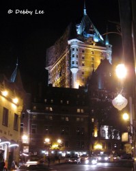 Old Quebec Night Le Chateau Frontenac 1