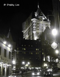 Old Quebec Night Le Chateau Frontenac 2