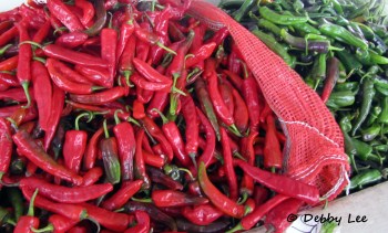 Bhutanese Red and Green Chilies