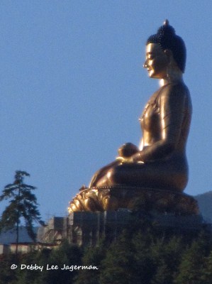 Buddha Dordenma Bhutan FrontLit Sunrise