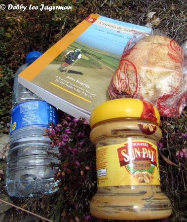 Camino de Santiago Vegetarian Food Peanut Butter & Bread