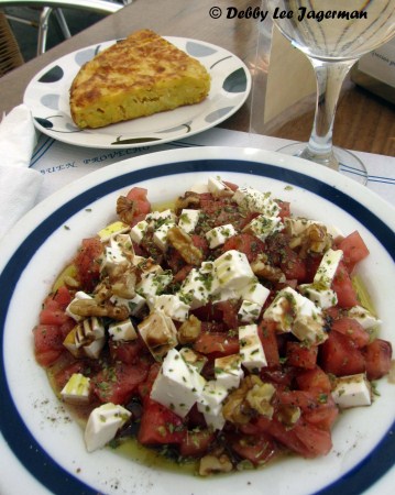 Camino de Santiago Vegetarian Food Tomato Cheese Walnuts Tortilla Patata