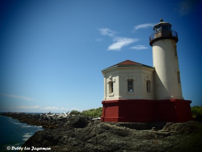 Coquille River Lighthouse Oregon Coast