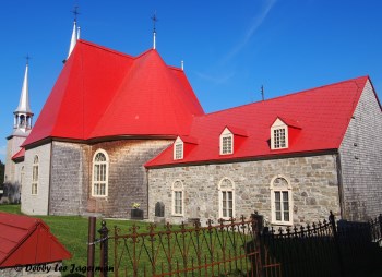 Sainte Famille Church Side Ile d'Orleans