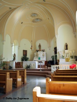 Sainte Petronille Church Inside Ile d'Orleans