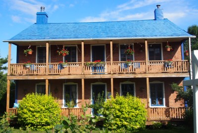 Gite au Toit Bleu Bed and Breakfast Ile d'Orleans Blue Roof