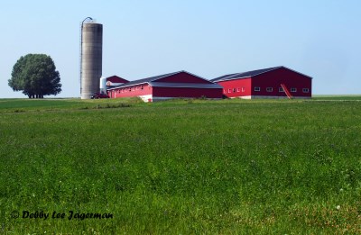 Ile d'Orleans Red Barn Farmland