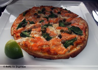 La Grange de l'ile Smoked Salmon Pizza