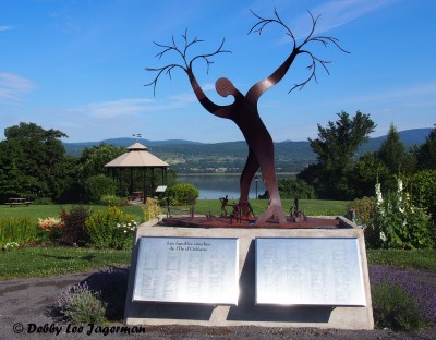 Le Memorial des Familles Souches Ile d'Orleans Blacksmith Guy Bel Sculpture