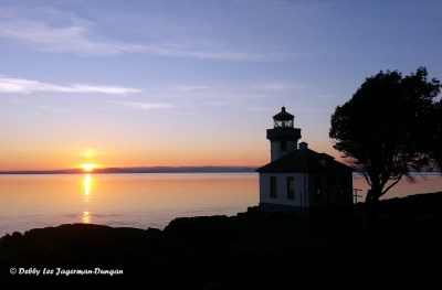Lime Kiln Lighthouse Sunset