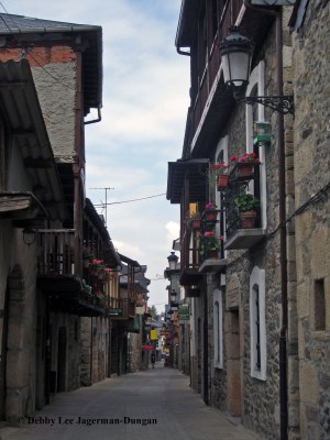 Camino de Santiago Street Scene