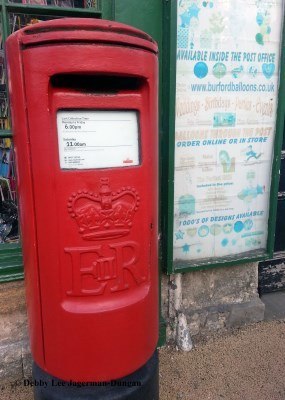 Red Post Office Box Cotswolds