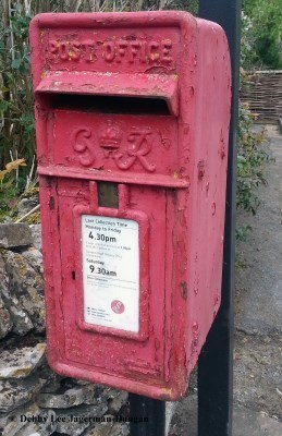 Red Post Office Box Cotswolds