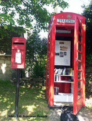 Red Telephone Box Calcot Information Library Cotswolds