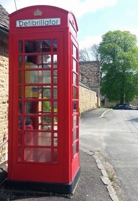 Red Telephone Box Defibrillator Cotswolds