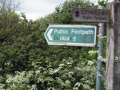 Cotswolds Way Public Footpath Buckland