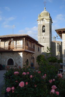 Camino de Santiago Churches with Flowers