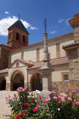 Camino de Santiago Churches with Flowers