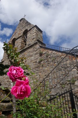 Camino de Santiago Churches with Flowers