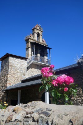 Camino de Santiago Churches with Flowers