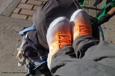 Camino de Santiago Orange Sneakers