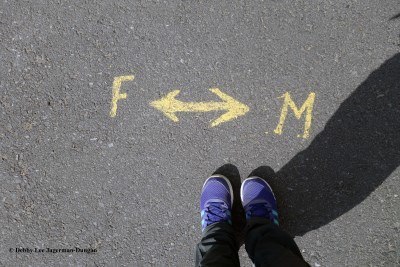 Camino de Santiago Purple Sneakers Finisterre Muxia