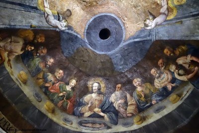 Camino de Santiago Church Dome Ceilings The Last Supper Fuentas Nuevas