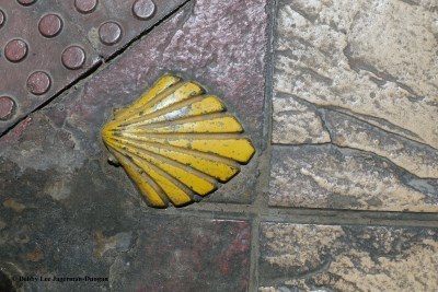 Camino de Santiago Scallop Shells Yellow Arrows