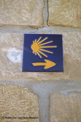 Camino de Santiago Scallop Shells Yellow Arrows