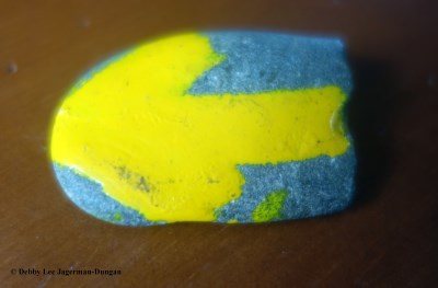 Camino de Santiago Souvenirs Yellow Arrow Rock