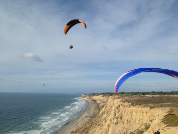 Paragliding La Jolla Ocean