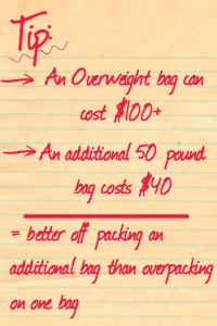 Overpack or Additional Bag