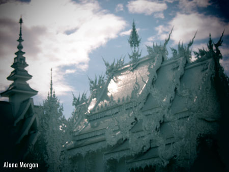 White Temple Roof