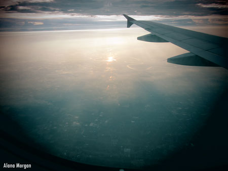 Flying into Bangkok