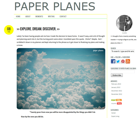 The Paper Planes Blog