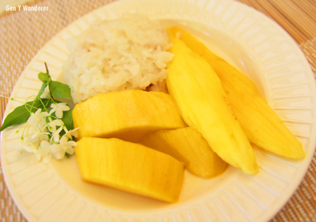 Mango and sticky rice