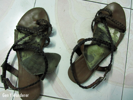 Worn Out Sandals