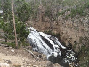 Falls Water Yellowstone