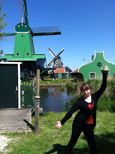 Windmill Holland Tourist