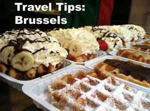 Waffles in Brussels Belgium
