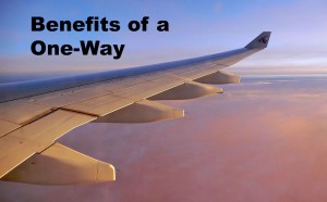Benefits of a one-way ticket