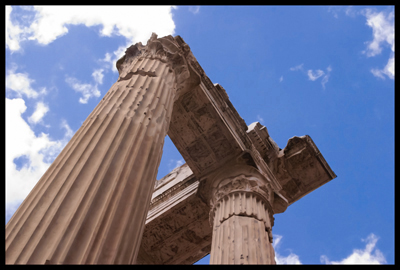 Rome, Italy, Roman Ruins, Corinthian Columns, Ancient Columns