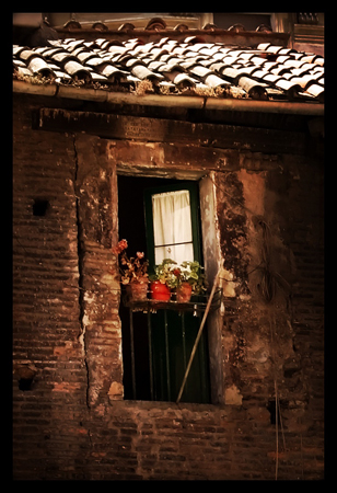 romantic italian window
