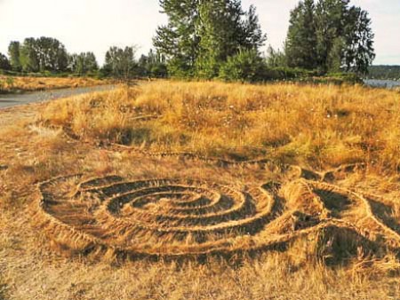 Smoke Farm, LoFi Arts Festival, Braided Grass, Site Specific Art