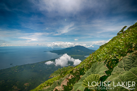 The view from volcano concepcion of volcano maderas