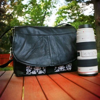 Leather camera bag by Porteen Gear