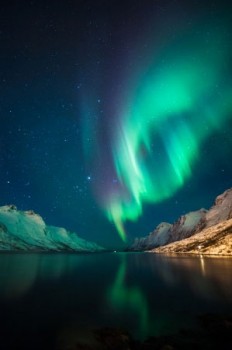Aurora Borealis Norway Lake