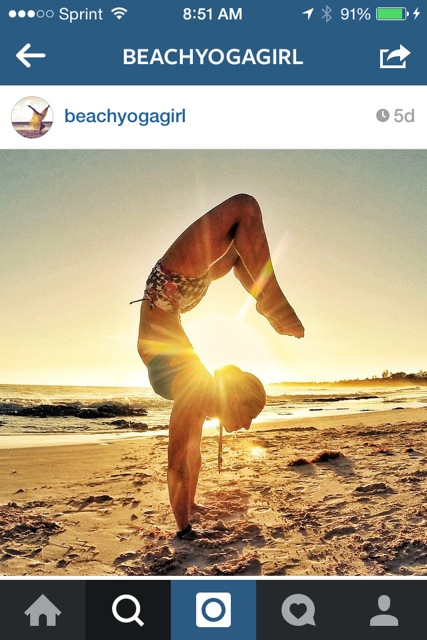 Yogi Instagram: @beachyogagirl