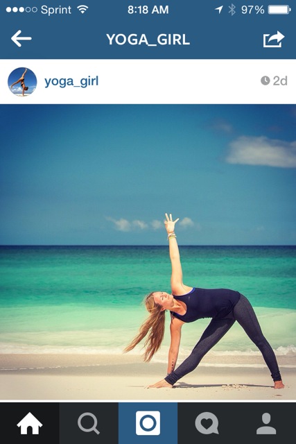 Yogi Instagram: @yoga_girl