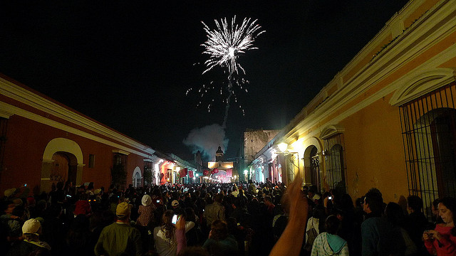Fireworks in Antigua